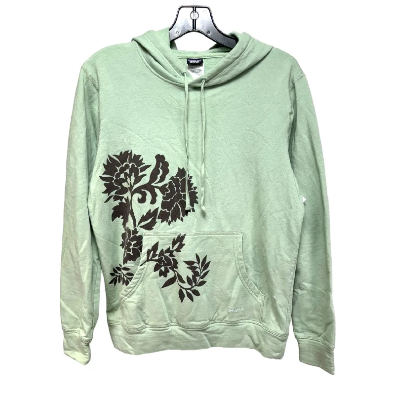 Sweatshirt Hoodie By Patagonia In Green, Size: S