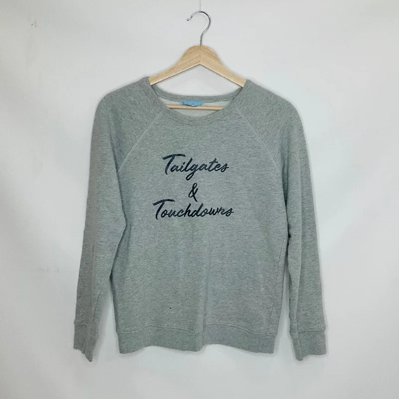 Sweatshirt Crewneck By Draper James In Grey, Size: S