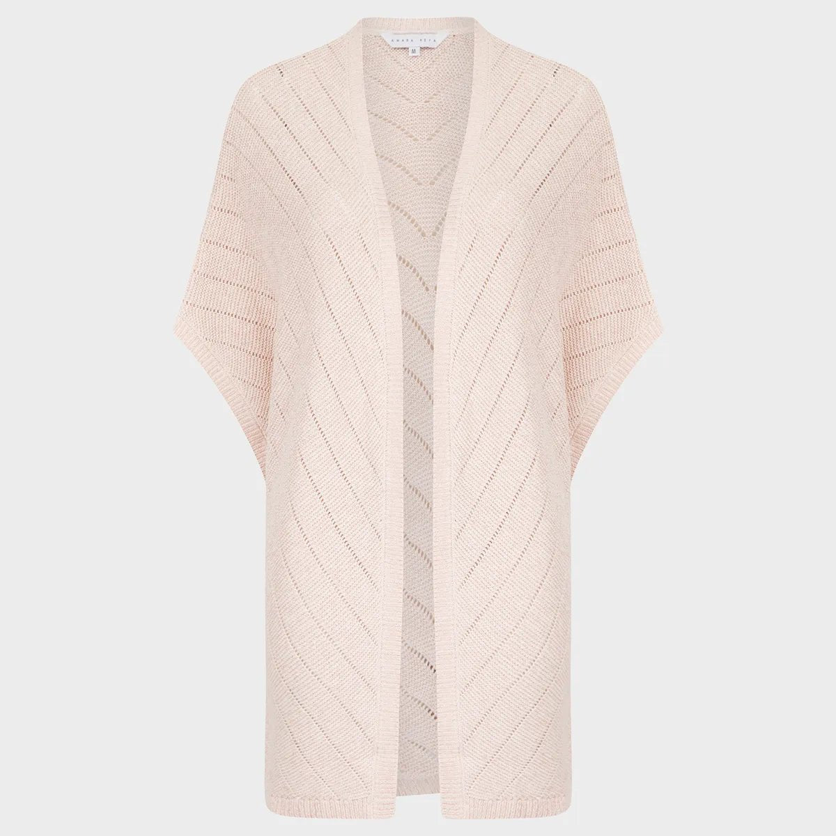 Ladies Textured Lurex Cardigan