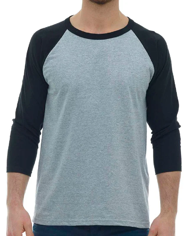 Unisex M&O Three-Quarter Sleeve Baseball T-Shirt