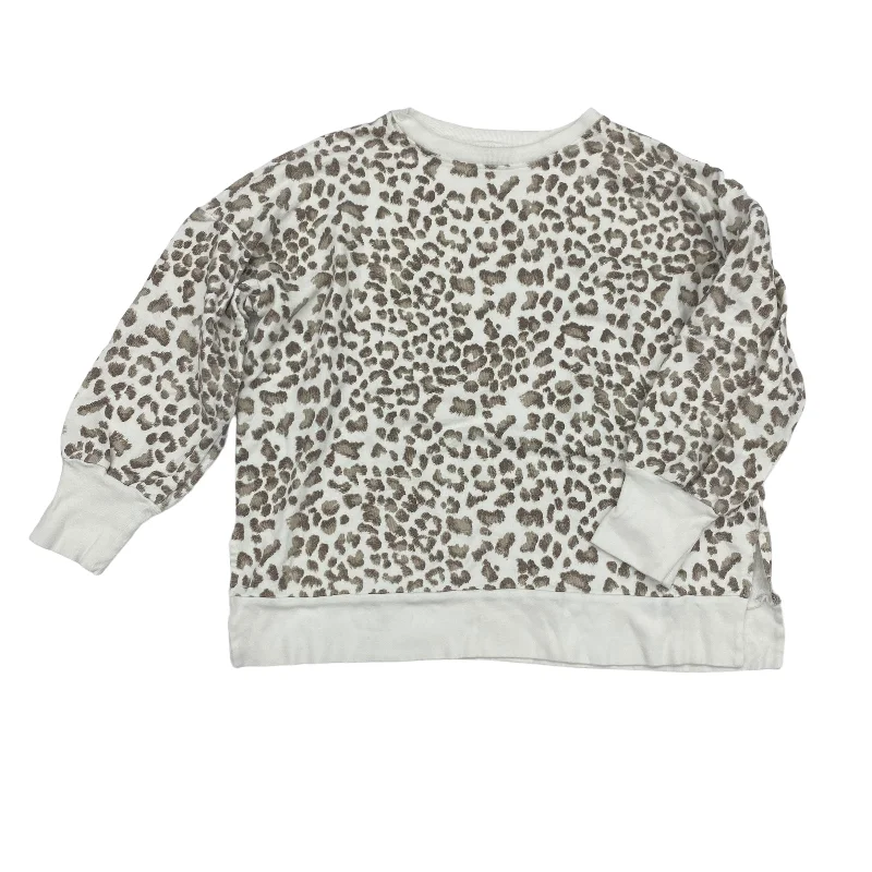 ANIMAL PRINT SWEATSHIRT CREWNECK by CASLON Size:S