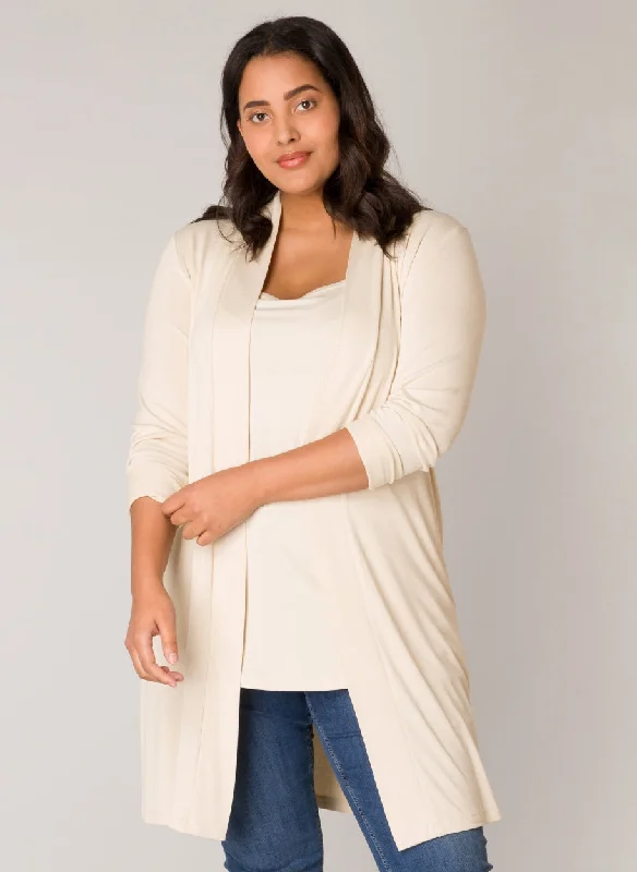 basic cardigan ayla lang in beige