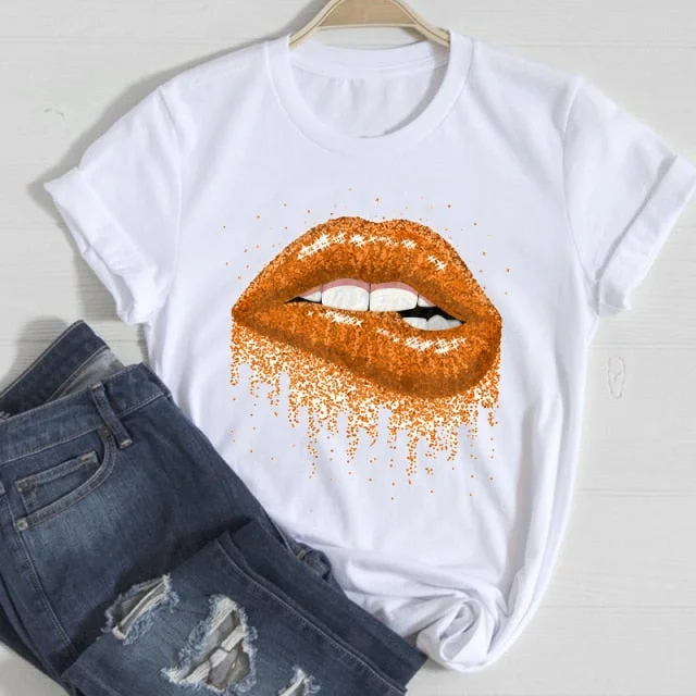 orange lip