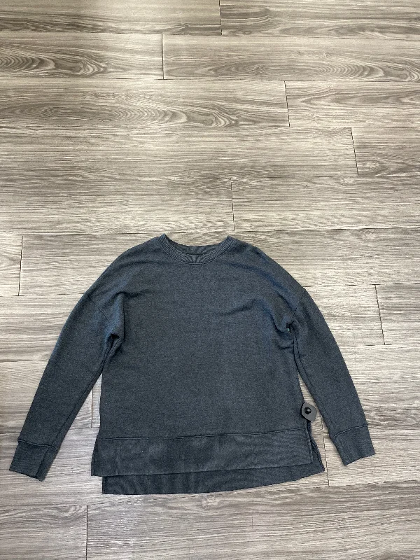 Sweatshirt Crewneck By Time And Tru In Grey, Size: M