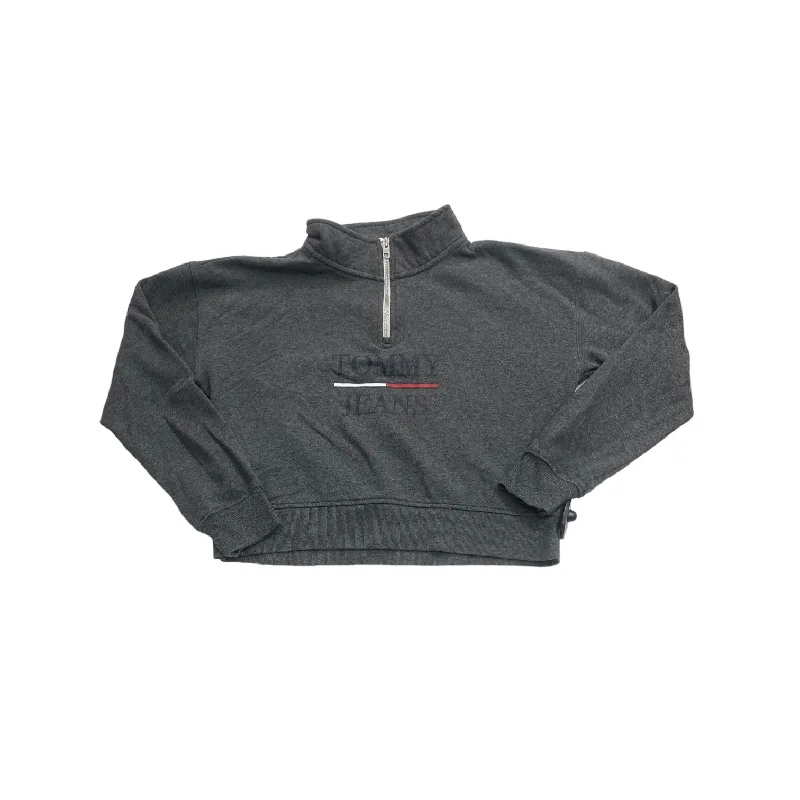 Sweatshirt Collar By Tommy Hilfiger In Grey, Size: Xl