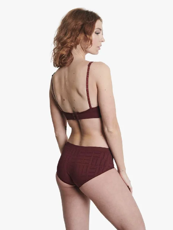 ELLE Signature Seamless Hipster - Burgundy