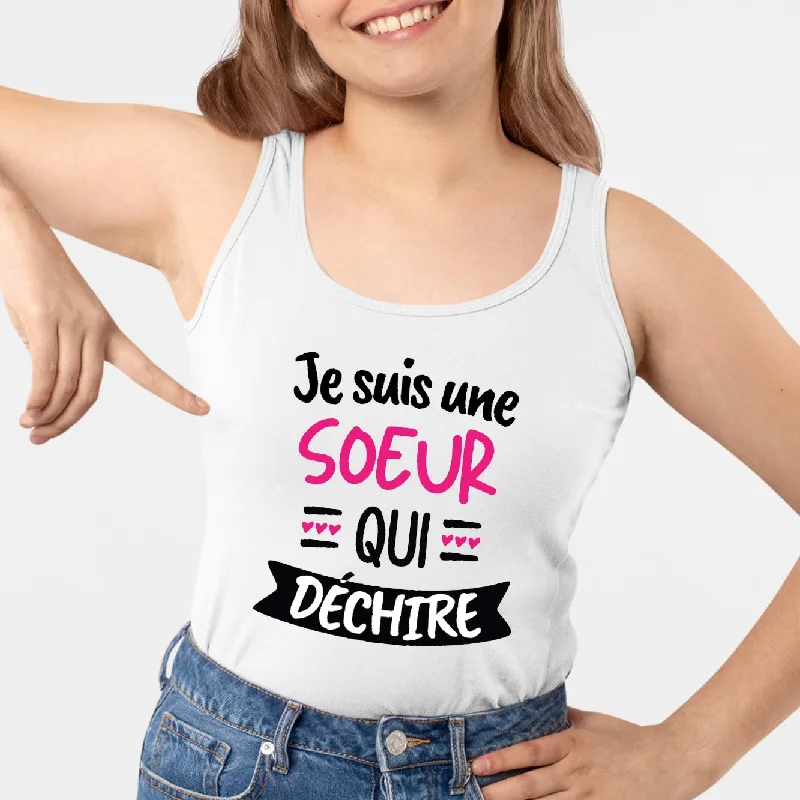 Débardeur Femme Soeur qui déchire