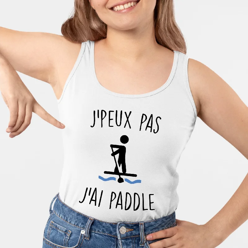 Débardeur Femme J'peux pas j'ai paddle