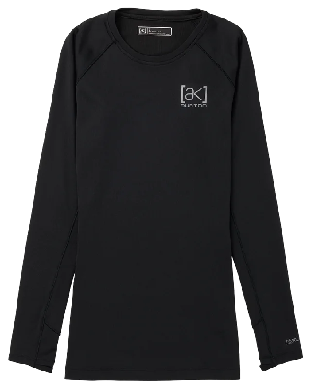 Burton Womens [ak]® Helium Crew - True Black - 2023