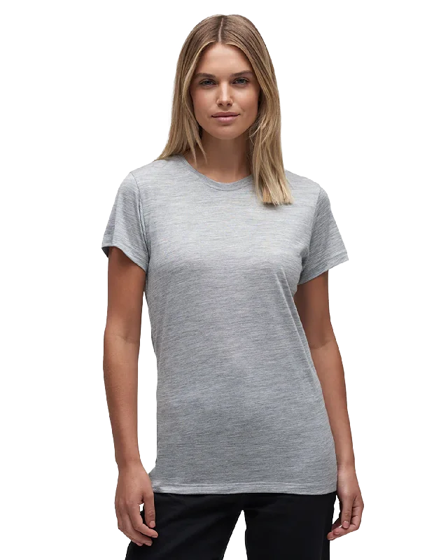 Le Bent Women's Ultralight Short Sleeve Tee - Heather Grey