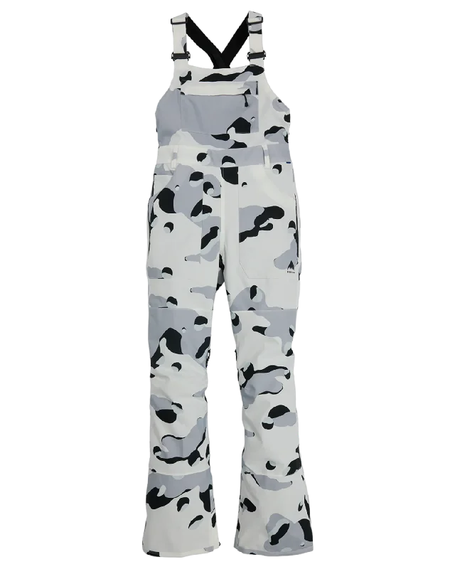 Burton Women's Avalon Stretch 2L Bib Snow Pants - Stout White Cookie Camo