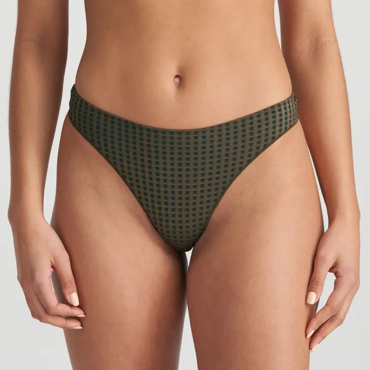 Avero Thong in Tiny Jade