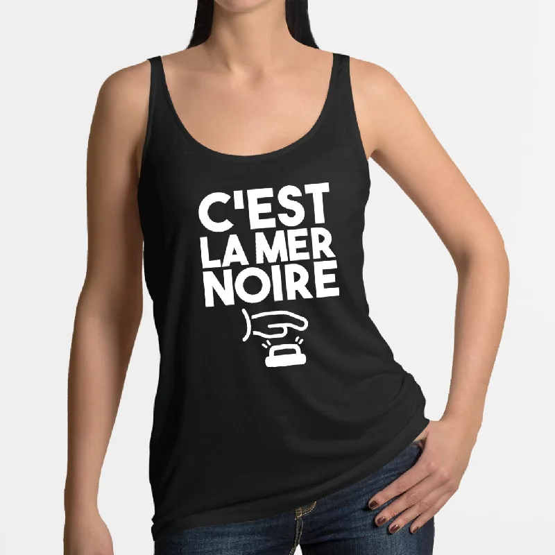 Débardeur Femme C'est la mer noire