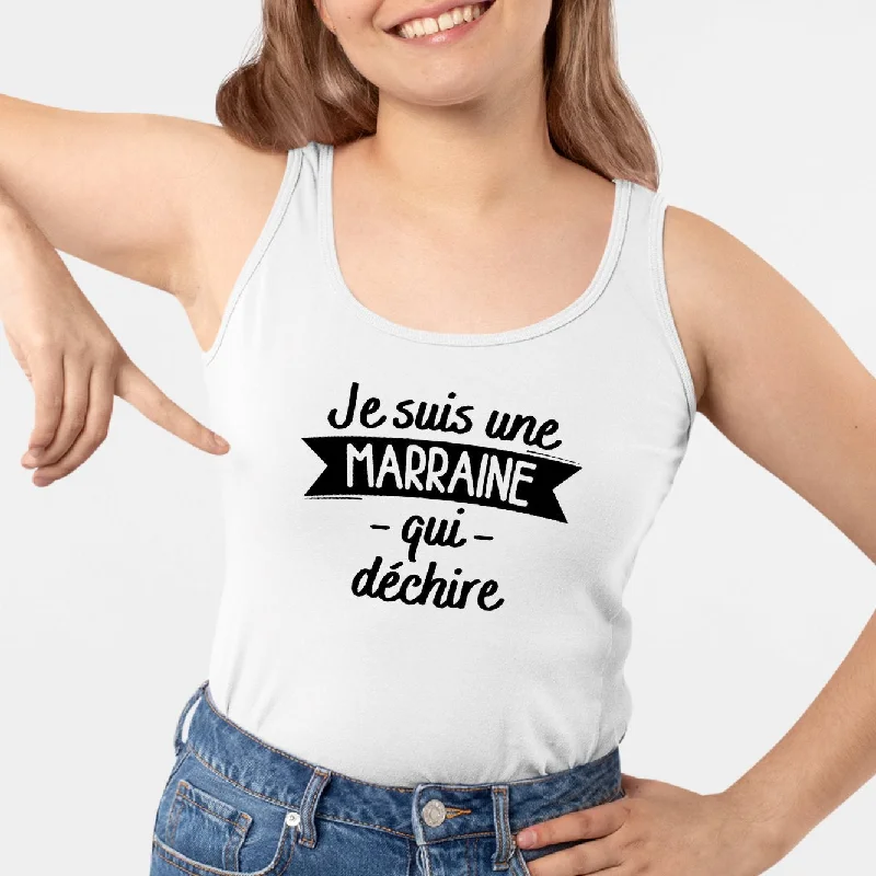 Débardeur Femme Marraine qui déchire