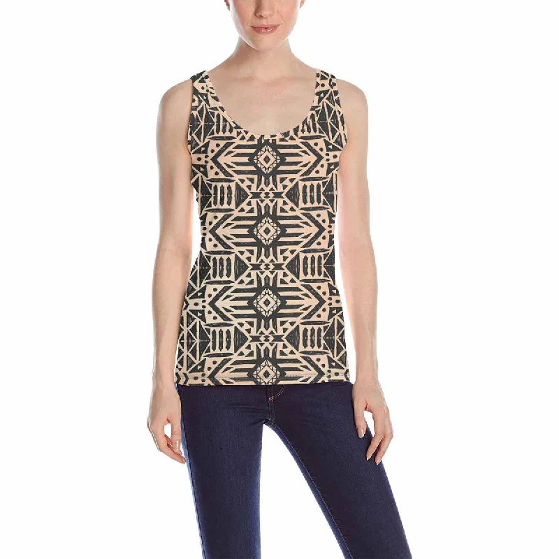 Women's Tank Top print with graphic Tribal mexican pattern