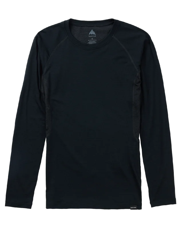 Burton Women's Phayse Merino Base Layer Crewneck - True Black