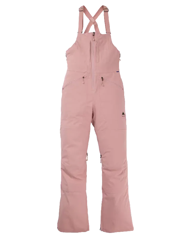 Burton Women's Reserve Stretch 2L Bib Snow Pants - Powder Blush