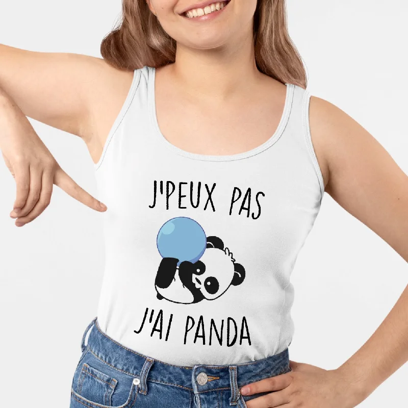 Débardeur Femme J'peux pas j'ai panda