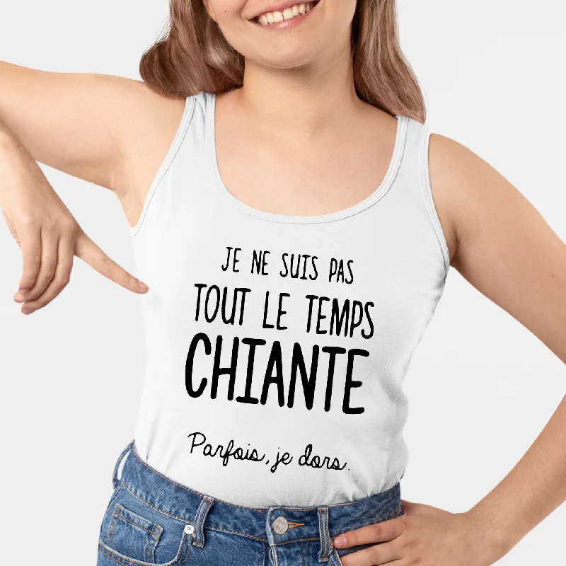 Débardeur Femme Je ne suis pas chiante