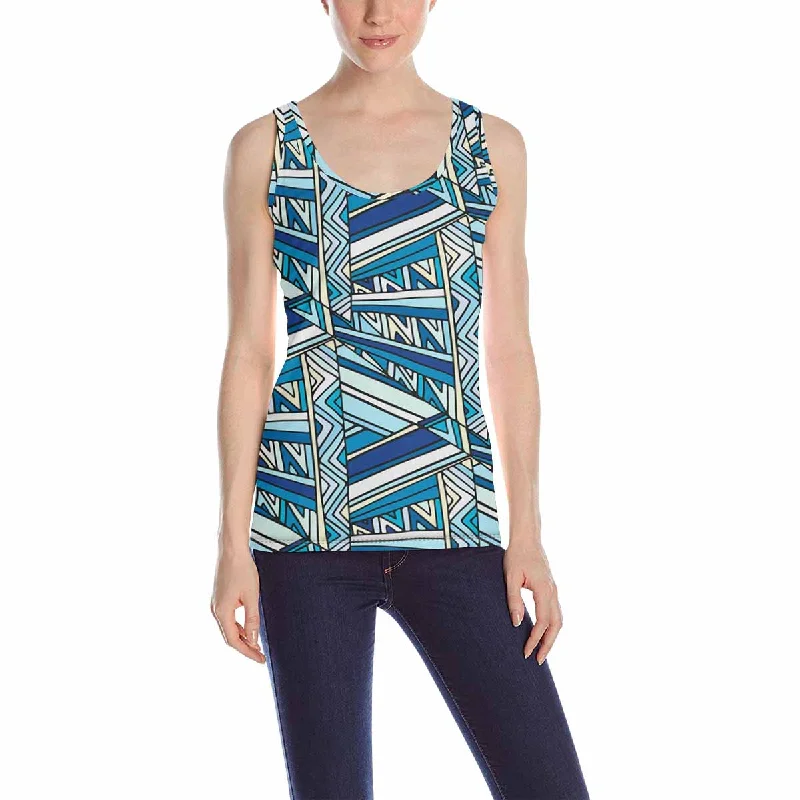 Women's Tank Top print with graphic Geometric pattern