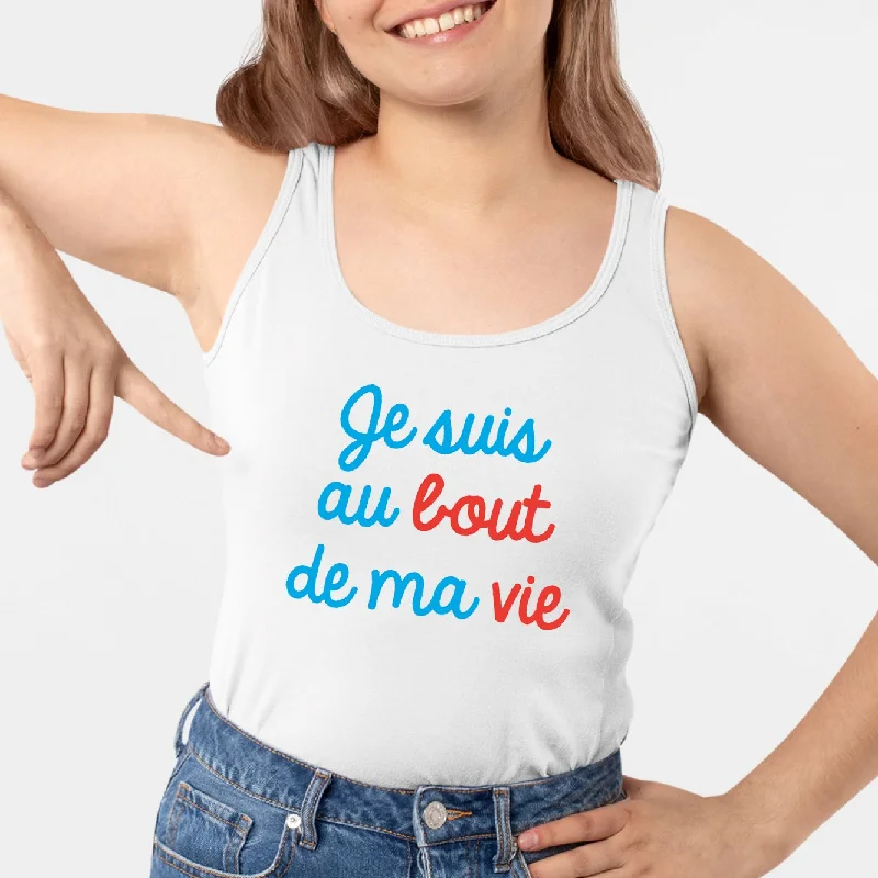 Débardeur Femme Je suis au bout de ma vie