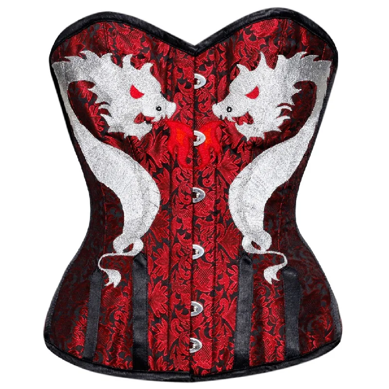 Hildegarde Gothic Authentic Steel Boned Overbust Corset