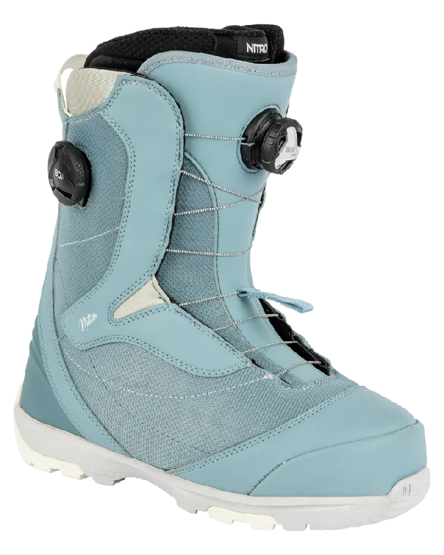 Nitro Cypress BOA Dual Womens Snowboard Boots - Blue/Grey - 2023