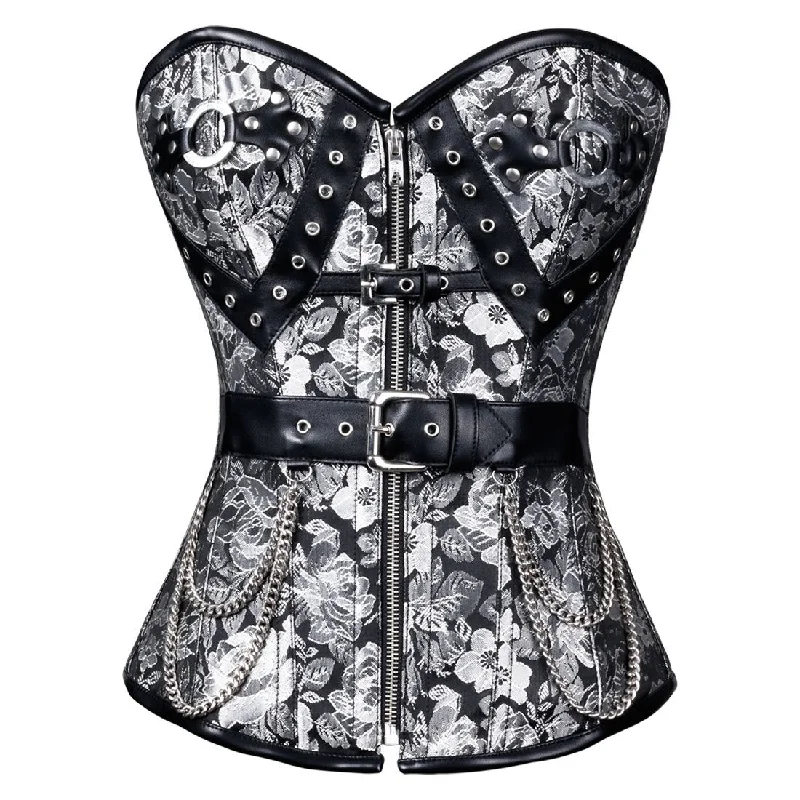 Hephzibah Gothic Authentic Steel Boned Overbust Corset