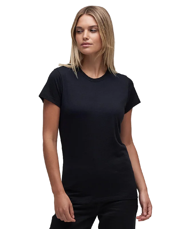 Le Bent Women's Ultralight Short Sleeve Tee - Black