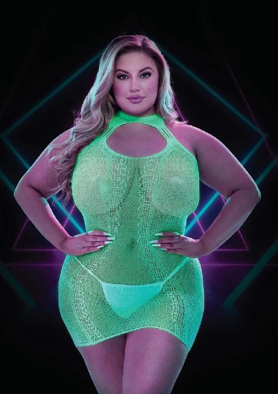 Glow In The Dark Mini Dress - Queen