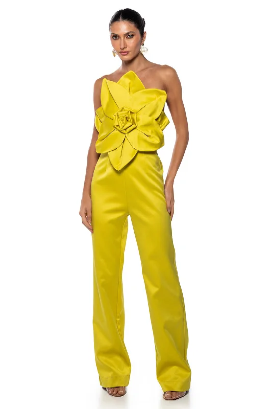 STASSIE STATEMENT SLEEVELESS JUMPSUIT