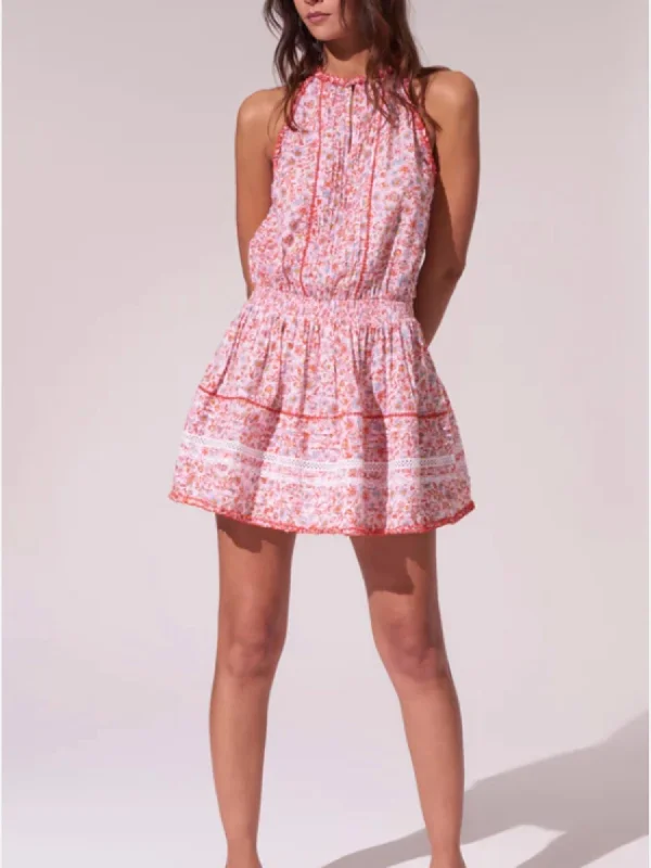 Ava Mini Dress In Pink Magnolia