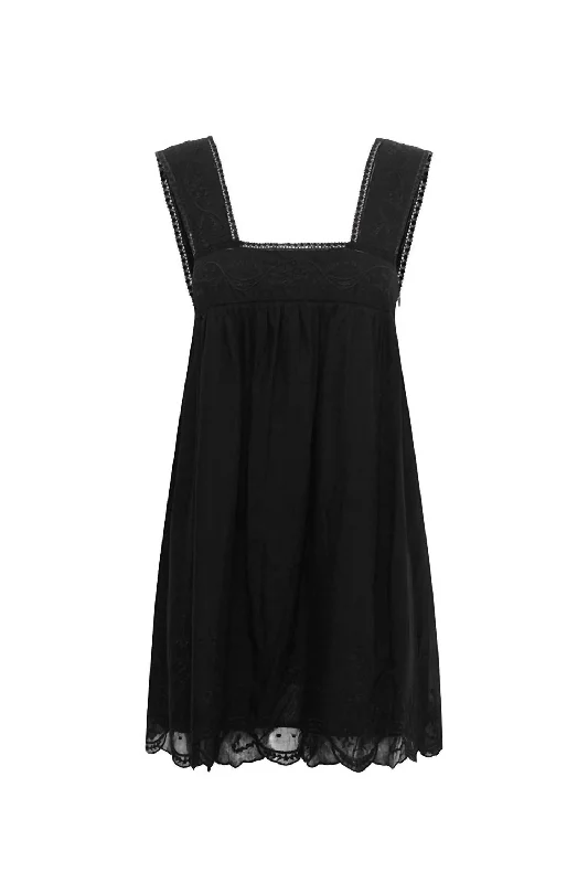 Mylah Mini Dress In Black