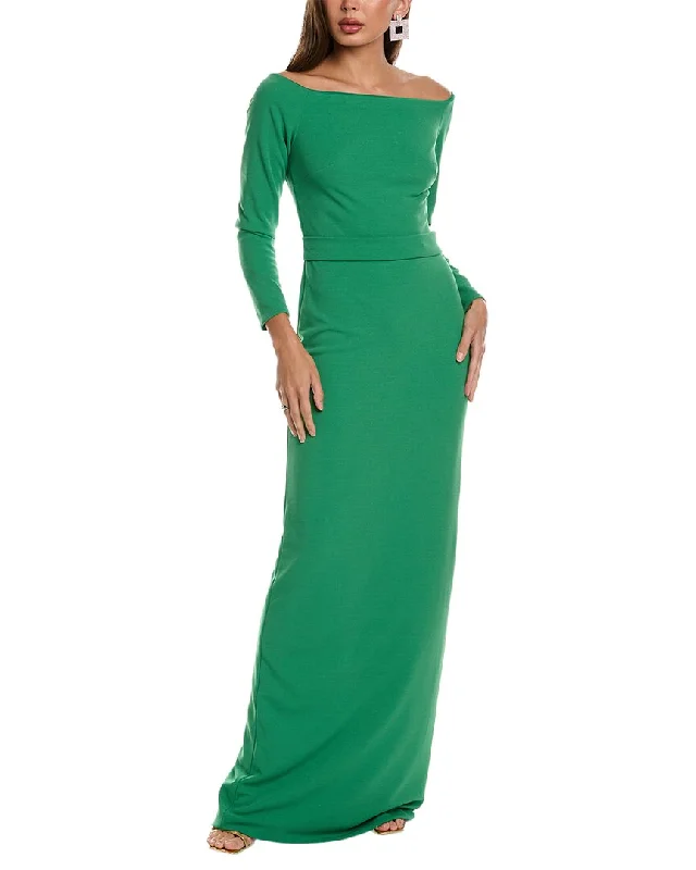 Rene Ruiz Off-The-Shoulder Gown