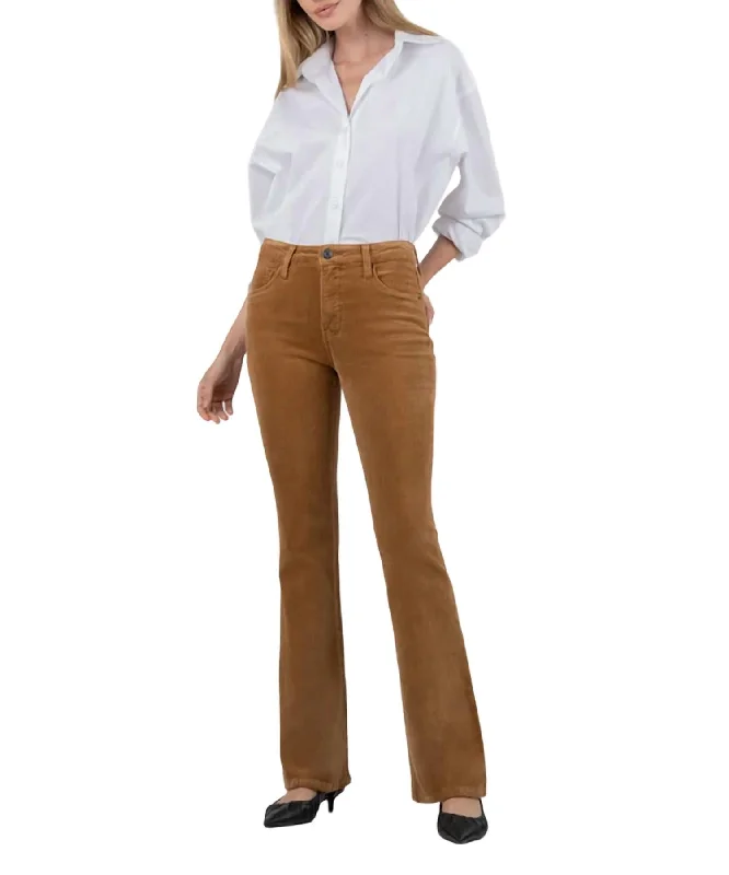 Ana Ab Fab Flare Jeans In Camel