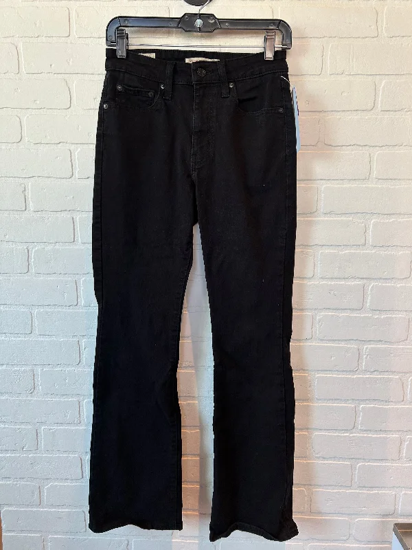 Black Jeans Boot Cut Levis, Size 8