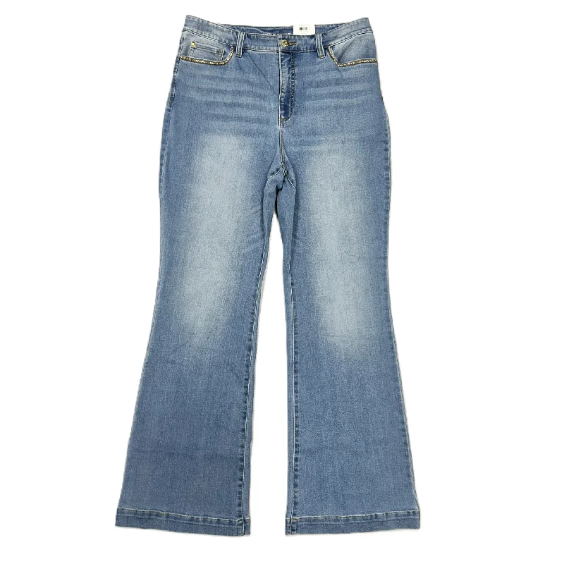 Blue Denim Jeans Flared By Inc, Size: 16