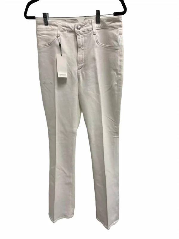 Micro Flare Jeans In White