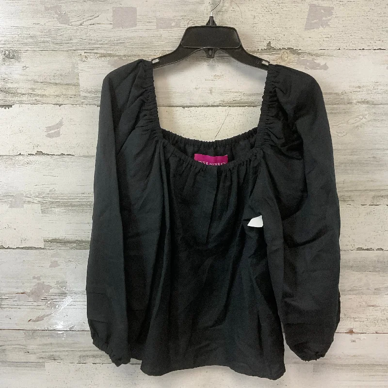 Top Long Sleeve By HEIDI MERRICK In Black, Size: M