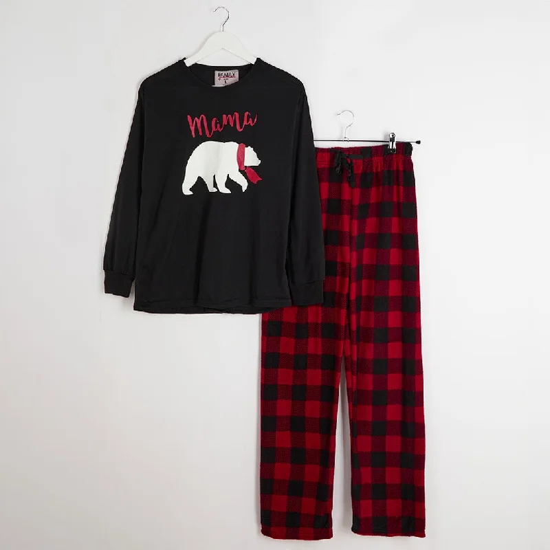 Ladies Polar Bear Matching Christmas Pyjamas